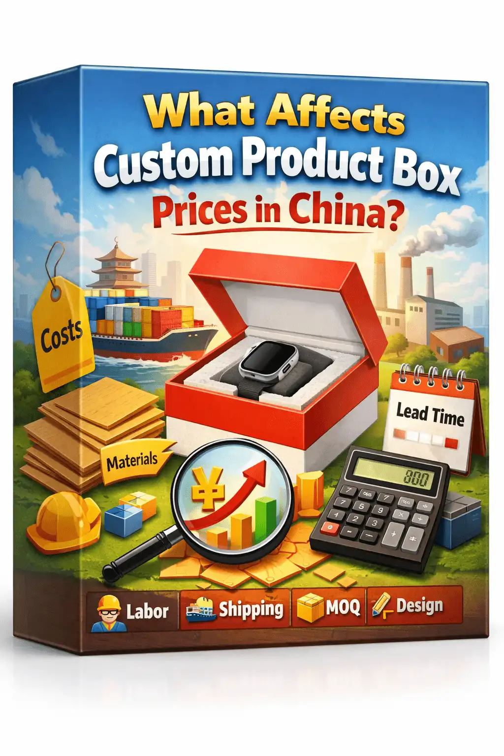 What Affects Custom Product Box Prices in China?